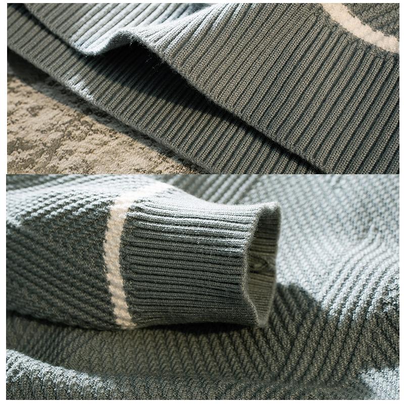 Lässiger Pullover mit Hemdkragen für Männer