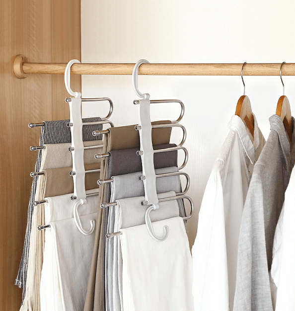 👖Platzsparender Mehrfach-Hosenbügel Kleiderbügel🩳