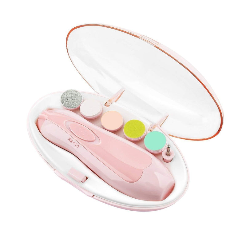 Elektrische Baby Nagelschneider Set mit LED-Licht Baby Nageltrimmer Elektrisch