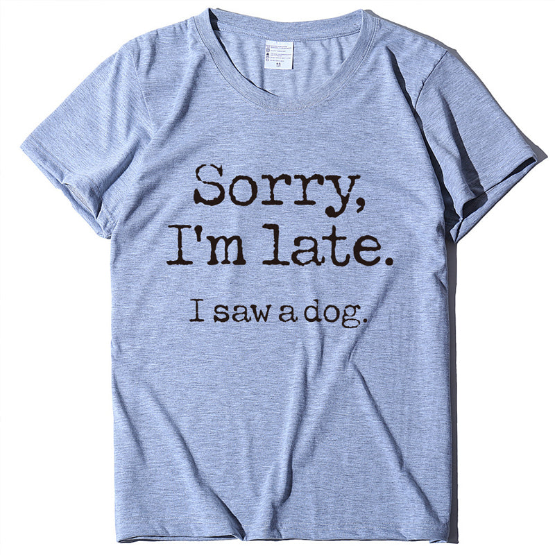 Lässiges T-Shirt Mit Rundhalsausschnitt