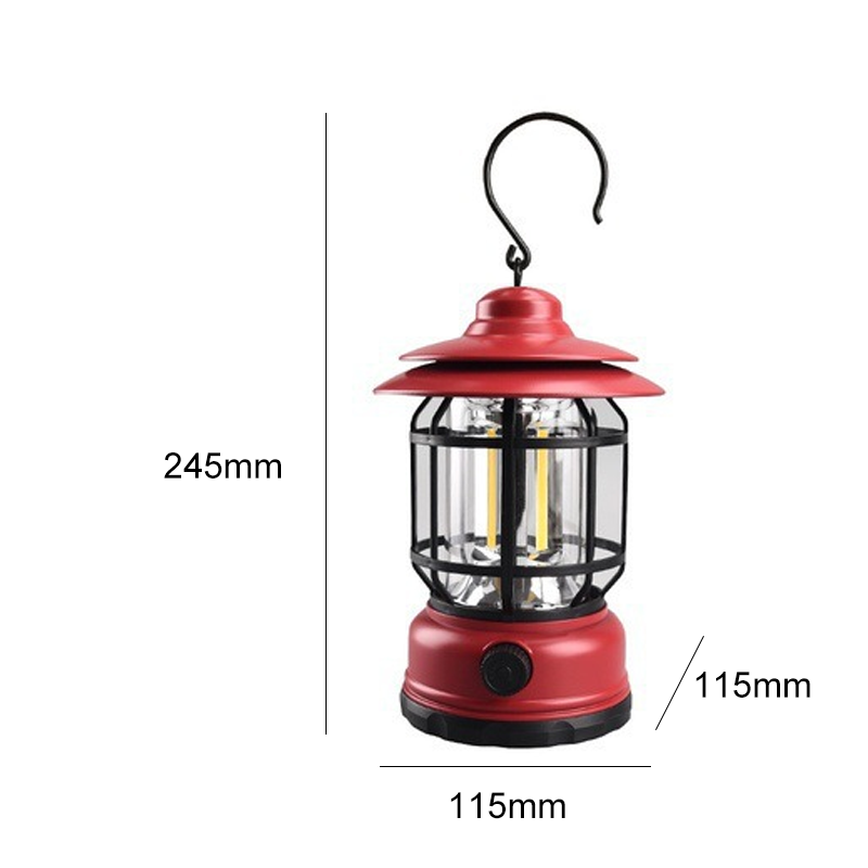 Tragbare Retro Camping Lampe