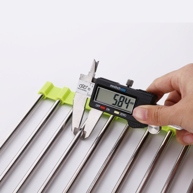 Faltbares Edelstahl Spüle Trockengestell