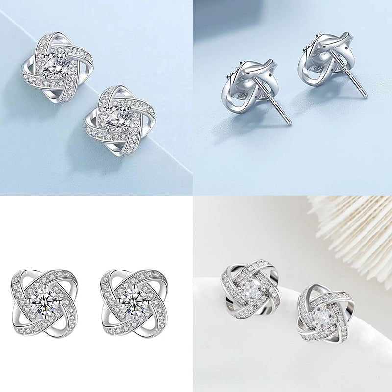 Luxuriöse Diamantohrringe