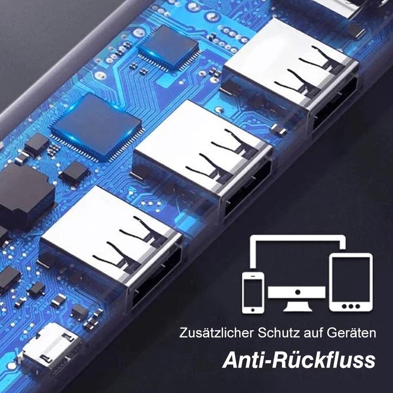 Hochgeschwindigkeits-USB 2.0-Hub-Netzteil , 4/7-Port Hub-Anschlüsse Ein/Ausschalter