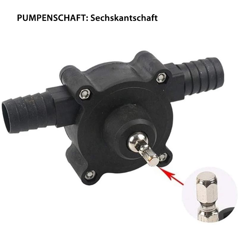 💦Selbstansaugende Wassertransferpumpe mit Handbohrantrieb💦