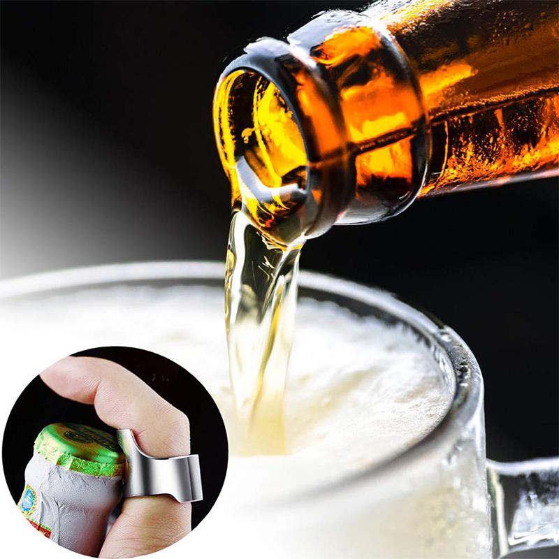 Edelstahl-Flaschenöffner Praktisch