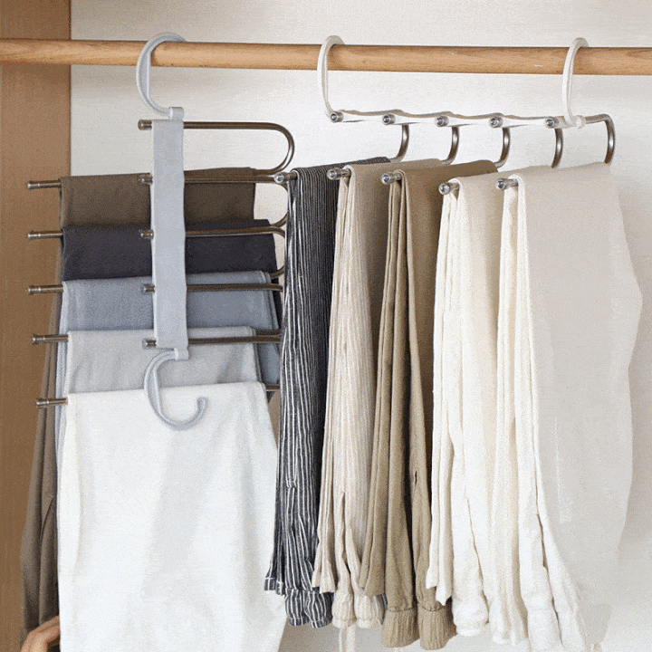👖Platzsparender Mehrfach-Hosenbügel Kleiderbügel🩳