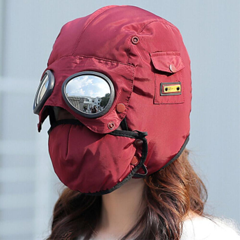 Winter warme Lokomotive Reiten Hut