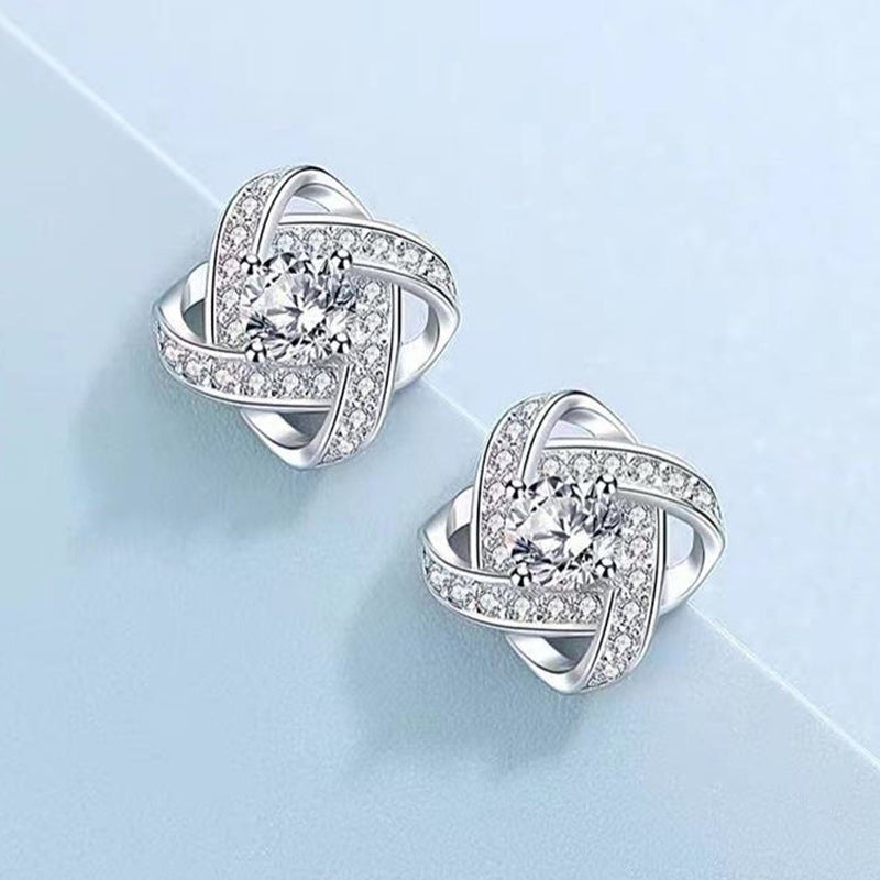 Luxuriöse Diamantohrringe