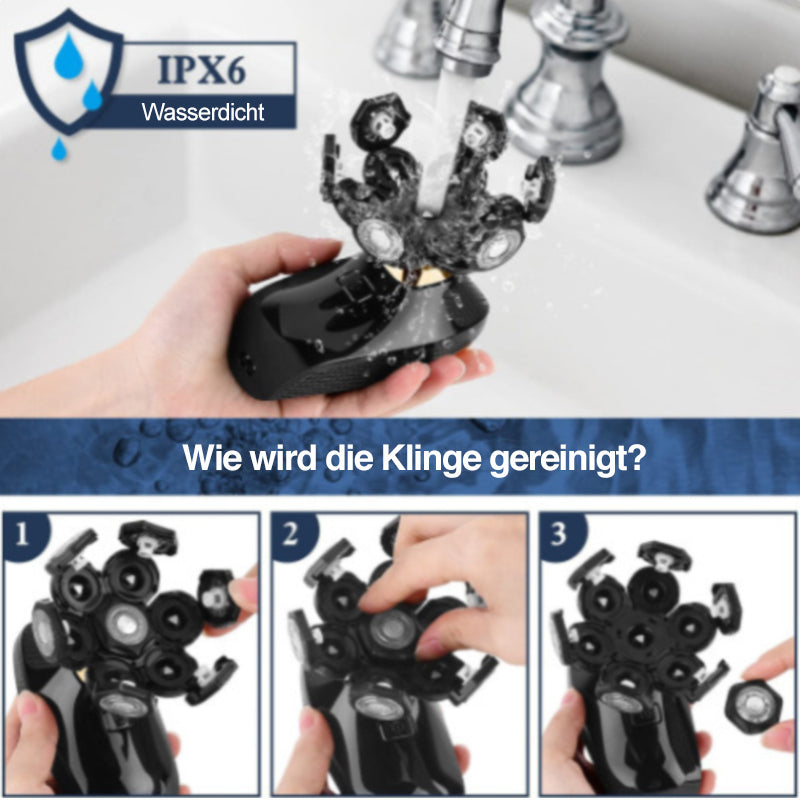 7D 5-in-1 verbesserter elektrischer Haarrasierer