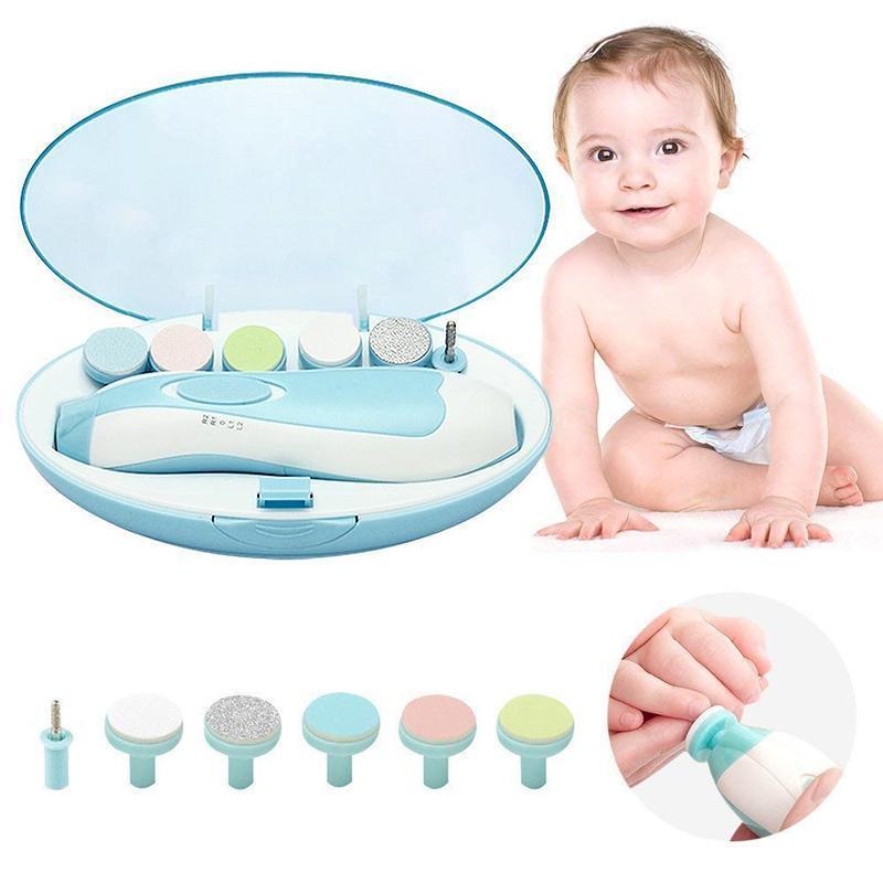 Elektrische Baby Nagelschneider Set mit LED-Licht Baby Nageltrimmer Elektrisch