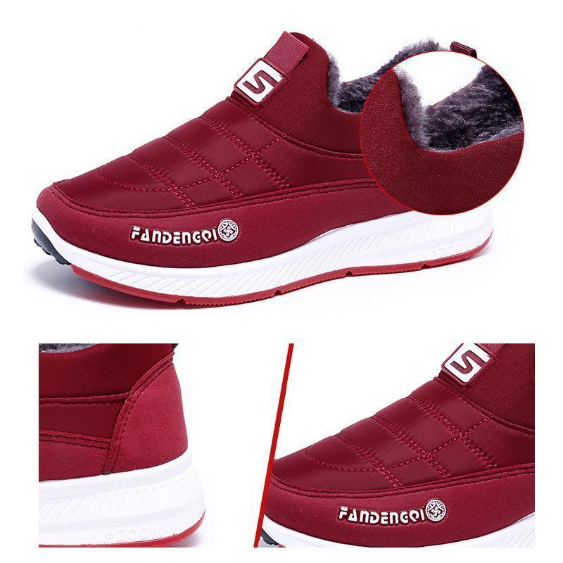 Warme Schuhe mit innen Samt