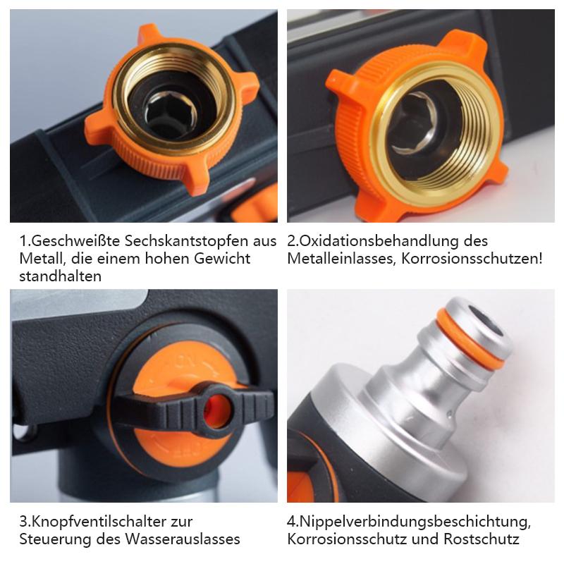 2/4 Wege Gartenschlauchverteiler