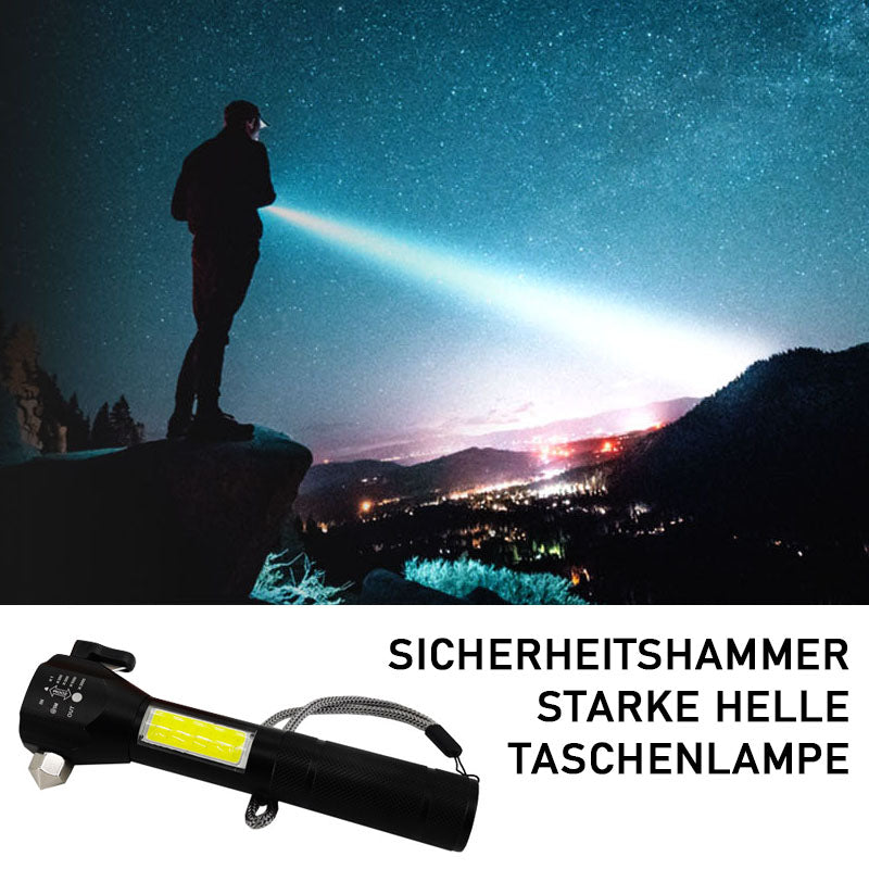 Sicherheitshammer Blendung Taschenlampe