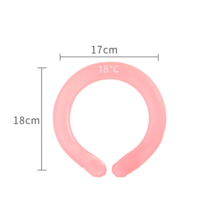 Tragbare kühlende Halswickel