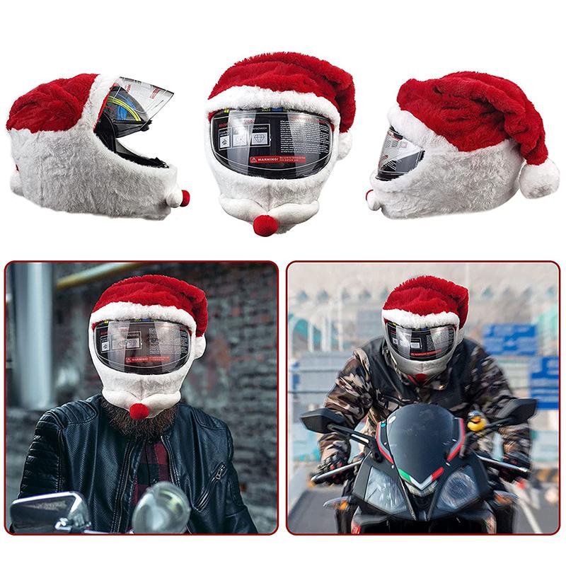 Weihnachtsmann Motorradhelm Protektor
